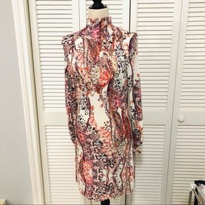 Free People Open Back Long High Neck Dress